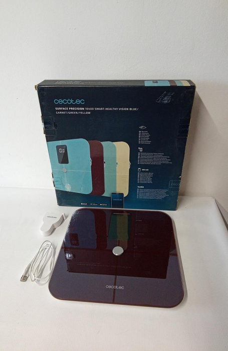 Cantar Digital de Baie Cecotec Surface Precision 10400 Smart Healthy Vision, visiniu [2]