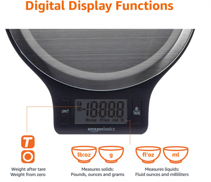 Cantar digital de bucatarie din otel inoxidabil [4]