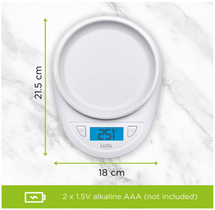 Cantar electronic de bucatarie cu bol Laica KS1019 [5]