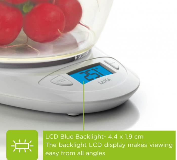 Cantar electronic de bucatarie cu bol Laica KS1019 [6]