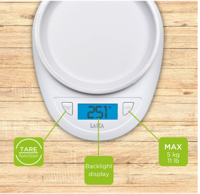 Cantar electronic de bucatarie cu bol Laica KS1019 [4]