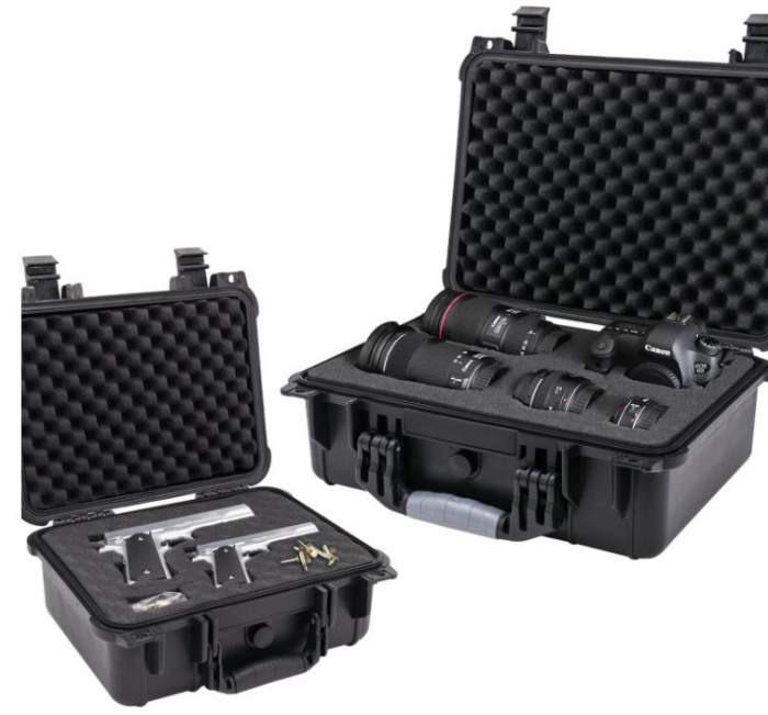 Carcasa de exterior pentru aparat foto HMF ODK100, cu spuma, negru, 27 x 24.5 x 13 cm [5]