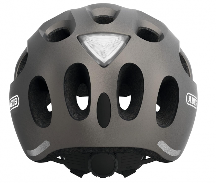 Casca de bicicleta ABUS 66742 cu bec LED, argintiu (metalic), marimea S(48-54 cm) [6]