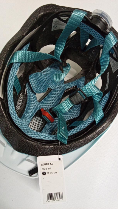 Cască de bicicletă ABUS unisex cu lumina LED, albastră, marimea S(51-55 cm) [4]