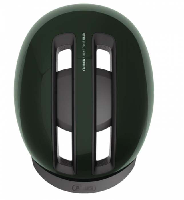 Cască de bicicletă ABUS Urban HUD-Y cu lumină spate LED, inchidere magnetică, unisex, marime M(54-58cm), verde [7]