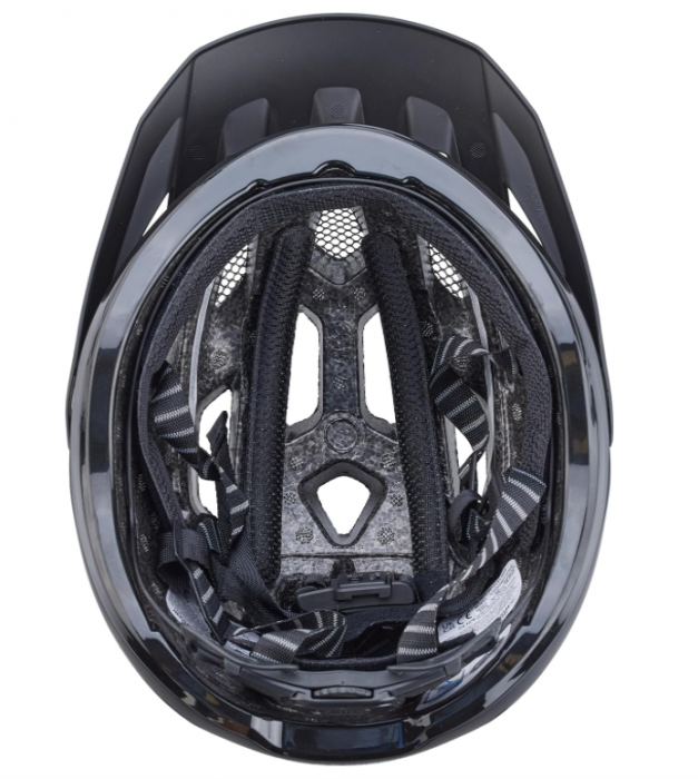 Cască de bicicletă ABUS Urban-I 3.0 ACE cu lumină LED spate, vizor extins și închidere magnetică, unisex, negru, mărimea M (52-58cm) [10]