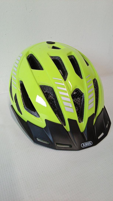 Casca de bicicleta ABUS Urban-I 3.0 City, cu lumina spate, viziera si inchidere magnetica, unisex, marime L (56-61cm) [2]