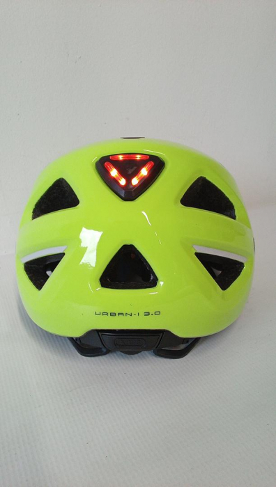 Casca de bicicleta ABUS Urban-I 3.0 City, cu lumina spate, viziera si inchidere magnetica, unisex, marime L (56-61cm) [3]