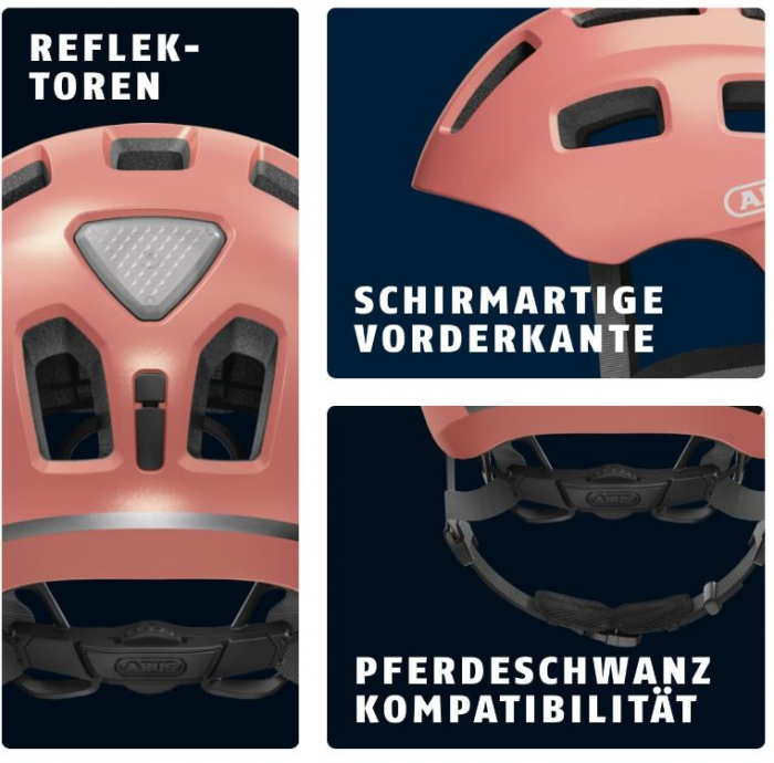 Casca de bicicleta ABUS Youn-I 2.0, cu lumina pentru copii, M 52-57 cm [6]