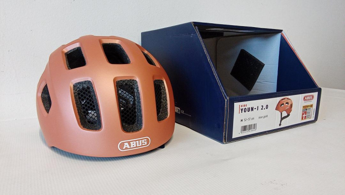 Casca de bicicleta ABUS Youn-I 2.0, cu lumina pentru copii, M 52-57 cm [2]