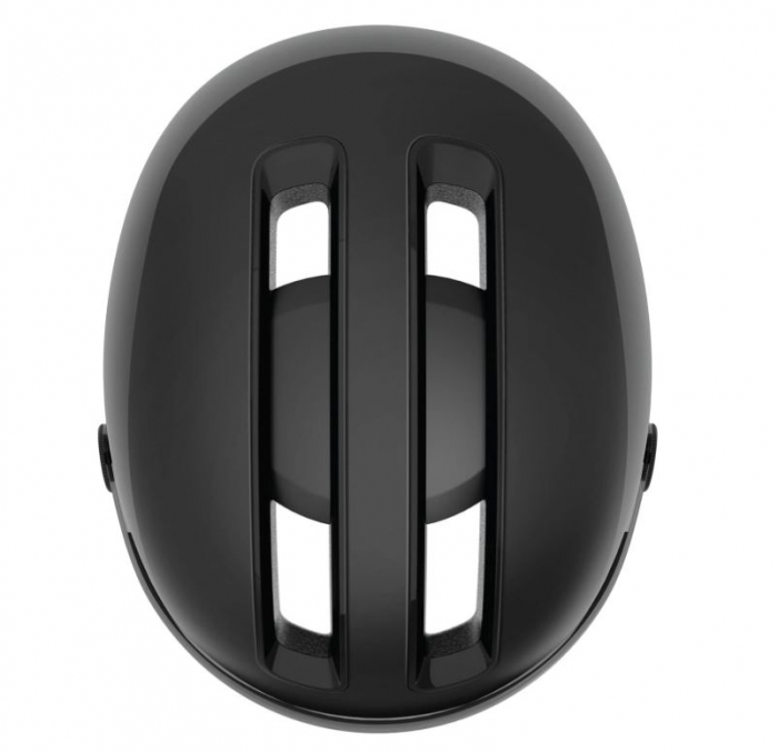 Cască de bicicletă cu vizieră ABUS City HUD-Y ACE, unisex, negru, M 54-58 cm [7]