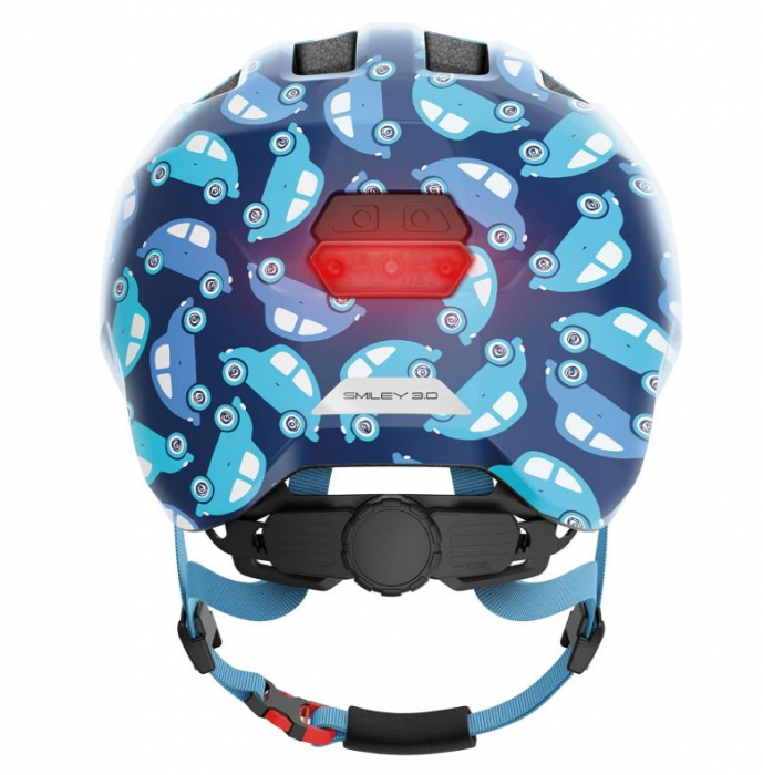 Casca de bicicleta pentru copii ABUS Smiley 3.0 LED, unisex, albastru, M 50-55 cm [6]