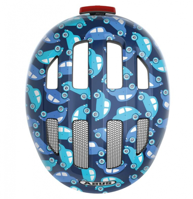 Casca de bicicleta pentru copii ABUS Smiley 3.0 LED, unisex, albastru, M 50-55 cm [7]