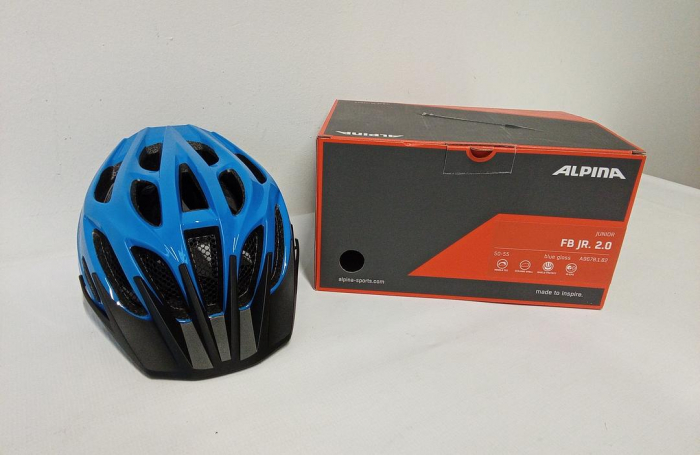 Casca de bicicleta pentru copii Alpina Firebird Junior 2.0, albastru, 50-55 [2]