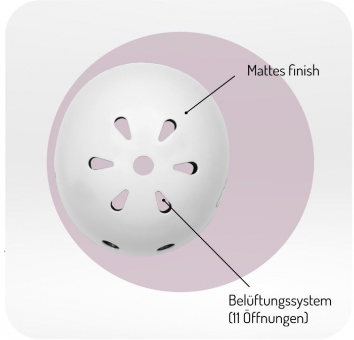 Casca de bicicleta pentru copii Momi Mimi, alb, S 47-57 cm [7]