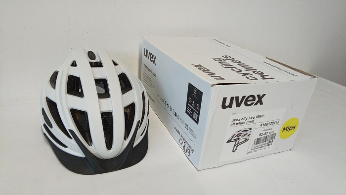 Cască de bicicletă unisex City i-vo MIPS Uvex, lumina LED, marimea 52-57 cm [2]