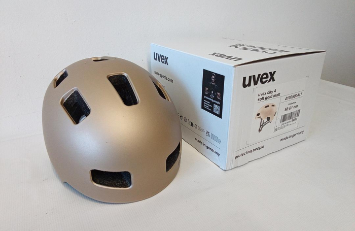 Casca de bicicleta UVEX City 4, unisex, auriu mat, 58-61 cm [2]