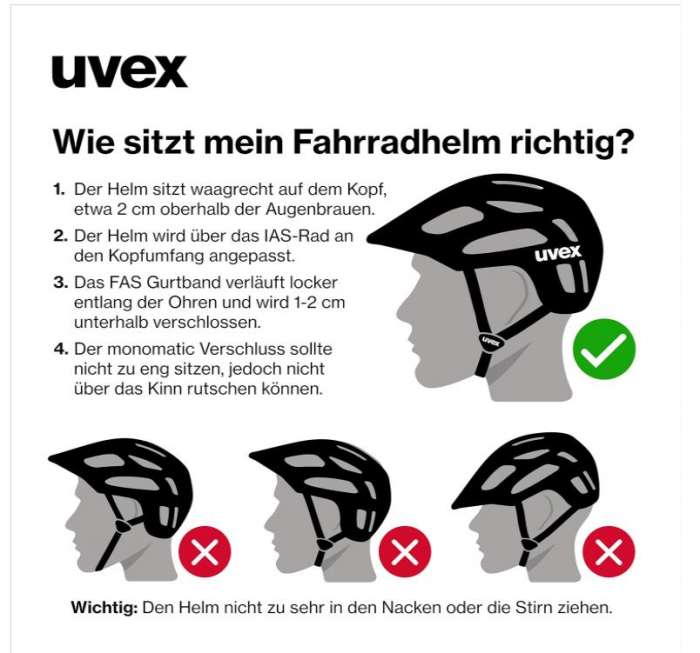 Cască de bicicletă Uvex Kid 3 pentru copii, 51-55 cm [7]