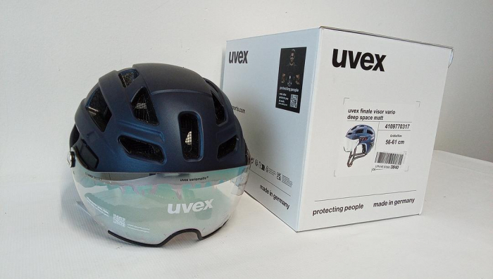 Cască de bicicletă uvex unisex-adult, Finale Visor Vario, marimea 56-61 cm [2]