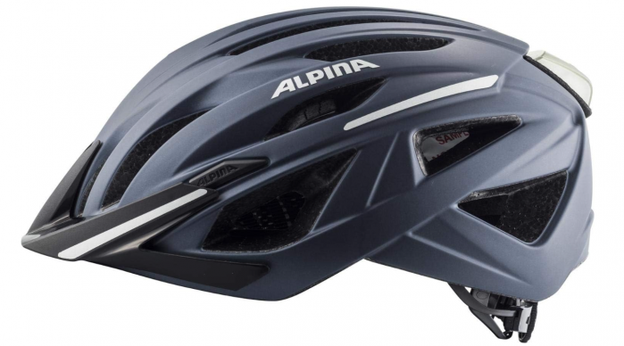 Casca de bicileta Alpina HAGA DO indigo mat, lumina spate, marime 58-63 cm [6]