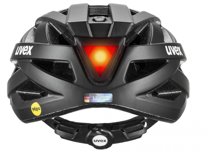 Cască de ciclism unisex pentru adulți Uvex City i-vo MIPS, negru mat, lumina LED, marimea 56-60 cm [7]