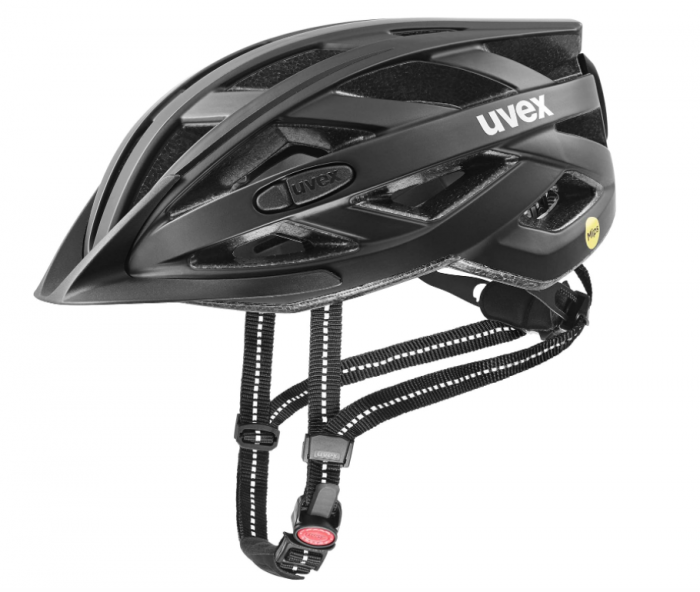 Cască de ciclism unisex pentru adulți Uvex City i-vo MIPS, negru mat, lumina LED, marimea 56-60 cm [1]