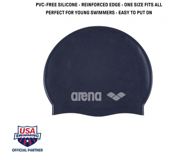 Casca de inot unisex din silicon pentru copii Arena Classic [4]