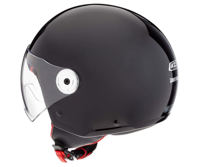 Casca Moto NZI Vintage 3,unisex pentru adulți, neagra, S 55-56 cm [3]