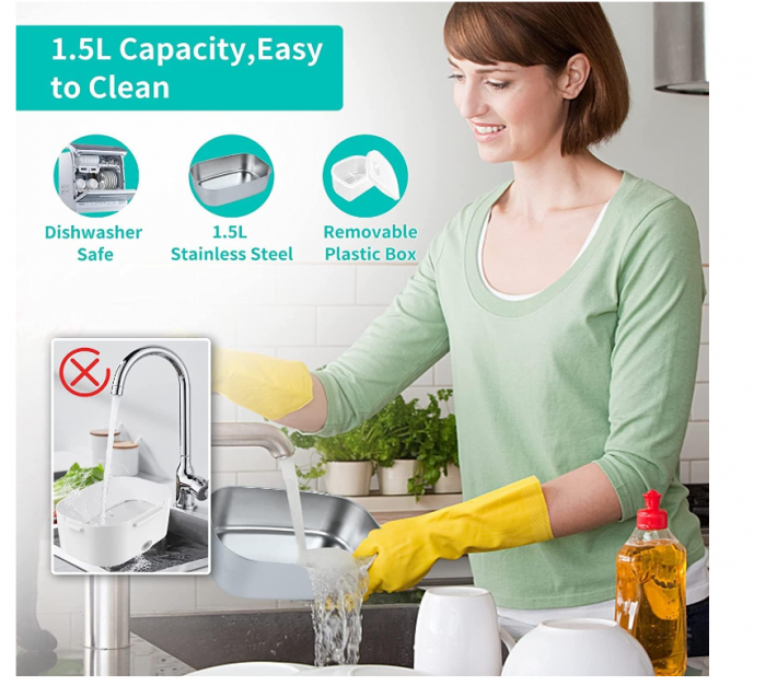 Caserola electrica IRIPLEZO 3 în 1, 1.5 L [7]