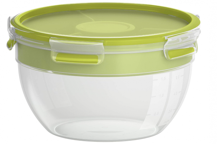 Caserolă pentru salată EMSA 2,6 L + 2 compartimente, Cutie de pranz, N1071300 [5]