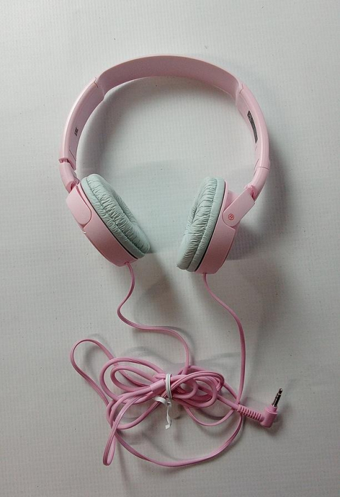 Casti Audio On Ear Sony MDR-ZX110P, Cu fir, Roz [2]