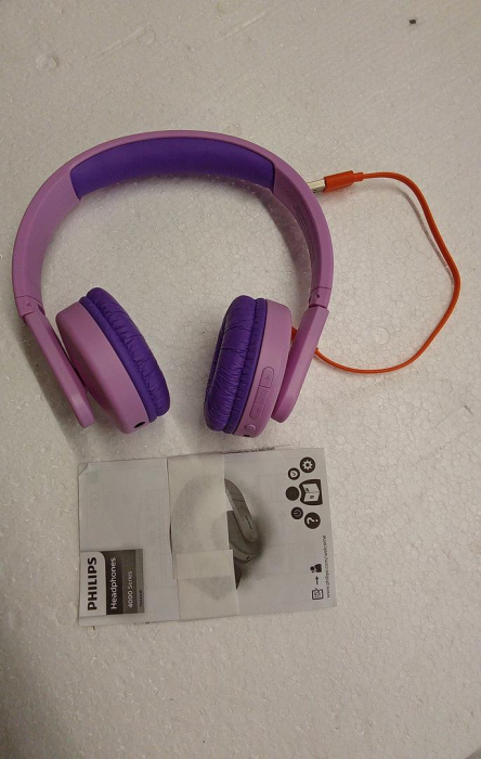 Casti audio over the ear Philips Kids, Lighting, Bluetooth, autonomie 28 ore, roz [2]