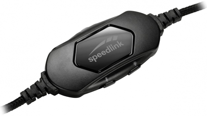 Căști de gaming cu fir Speedlink VIRTAS, Sunet surround 7.1, LED RGB, negru [6]