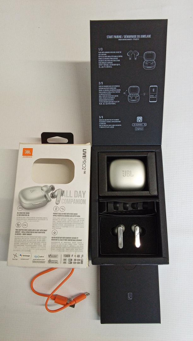 Casti fara fir in-ear JBL Live Pro 2 TWS, True Wireless, Noise Cancelling, IPX5, Silver [2]