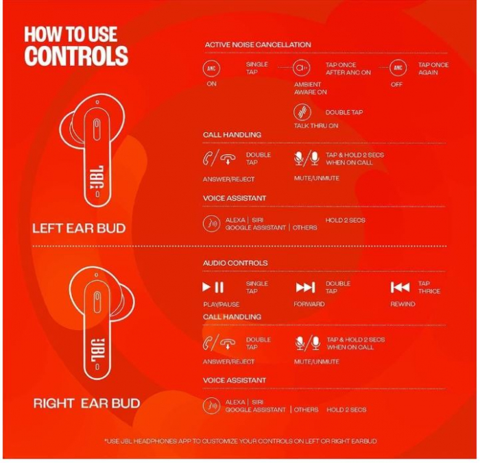 Casti fara fir JBL Tune 230 NC TWS, bluetooth, autonomie pana la 40 ore, negru [10]