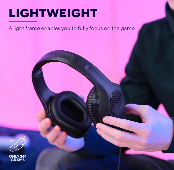 Căști Gaming Trust GXT 415 Zirox cu fir, negru [3]
