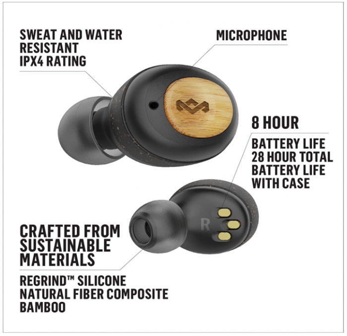 Căști House of Marley Champion fără fir cu microfon [7]