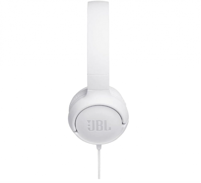 Casti on-ear cu fir JBL Tune 500 de la Harman, alb [5]