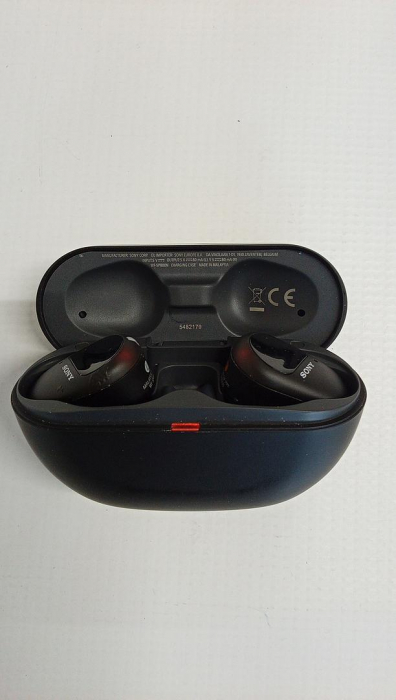 Casti sport in-Ear Sony WF-SP800NB, True Wireless, Bluetooth, Microfon, Autonomie 18 ore, Negru [2]