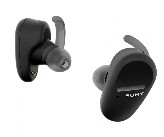 Casti sport in-Ear Sony WF-SP800NB, True Wireless, Bluetooth, Microfon, Autonomie 18 ore, Negru [6]