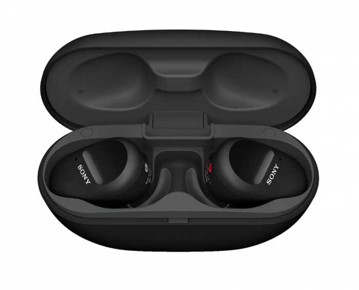 Casti sport in-Ear Sony WF-SP800NB, True Wireless, Bluetooth, Microfon, Autonomie 18 ore, Negru [7]