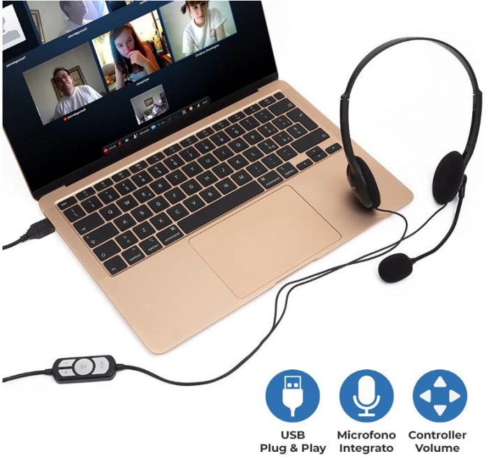 Căști Vultech HS-02 pentru PC cu microfon [8]