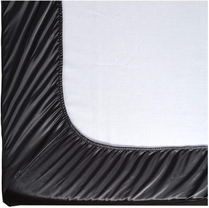 Cearceaf de pat satinat Nayoroom, 180 x 200 cm, neteda si confortabila [6]