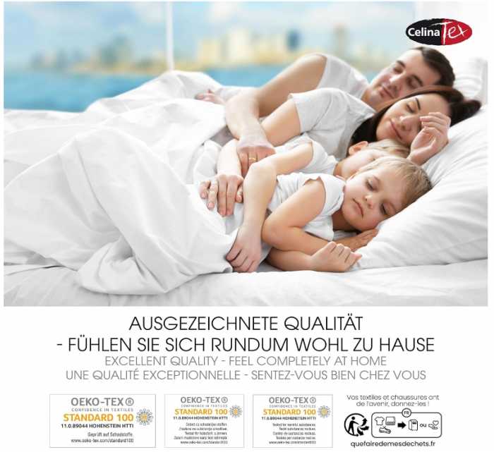 Cearsaf/Lenjerie de pat CelinaTex Lucina, cu elastic, bumbac, 180 x 200 - 200 x 200 cm, Rosu [4]