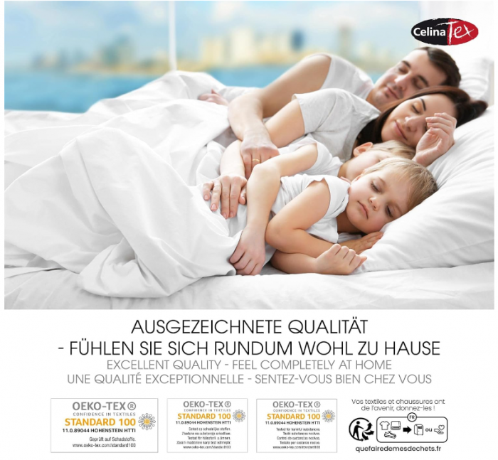 Cearsaf/Lenjerie de pat CelinaTex Lucina, cu elastic, bumbac, 180 x 200 - 200 x 200 cm, Rosu [5]