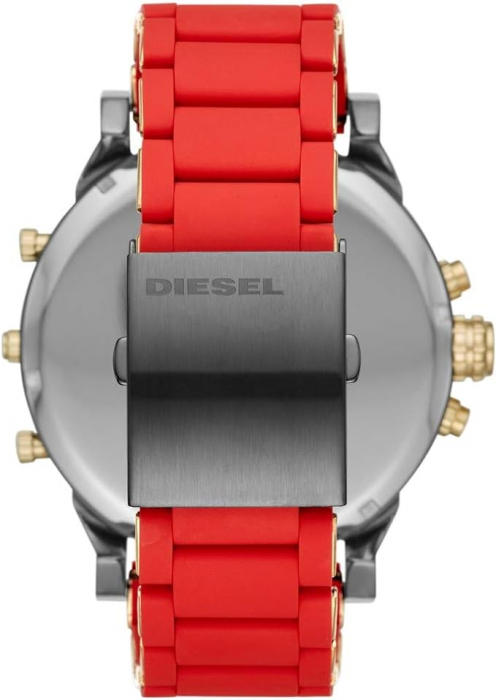 Ceas barbatesc cronograf Diesel Mr. Daddy 2.0 DZ7430, rosu/gri antracit [5]