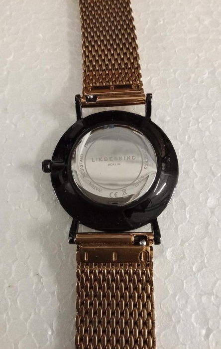 Ceas dama analog Liebeskind Berlin, negru, 34mm, otel inoxidabil, 5ATM, rose gold [5]