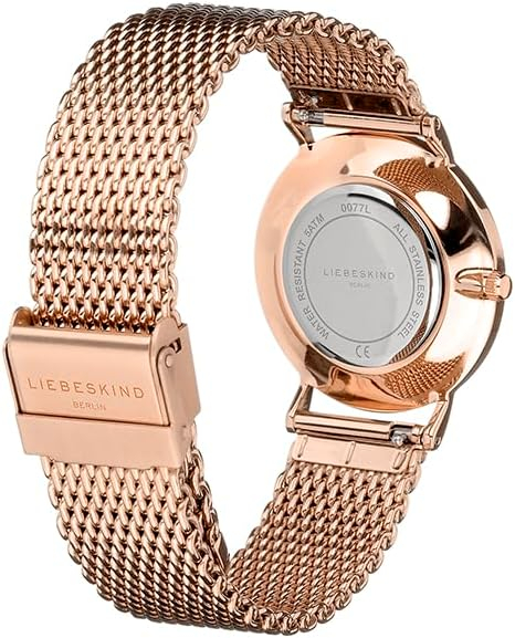 Ceas dama Liebeskind Berlin, roz, 34mm, otel inoxidabil, 5ATM, rose gold [7]