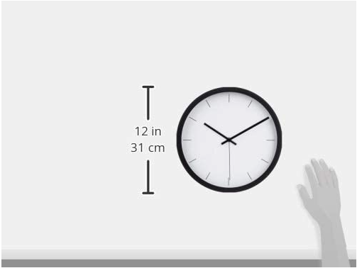 Ceas de perete modern Amazon Basics [4]