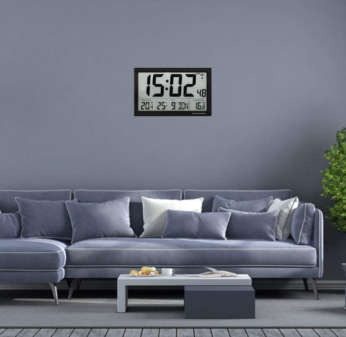 Ceas Digital TFA Dostmann XL, cu transmisie radio si indicator temperatură [5]